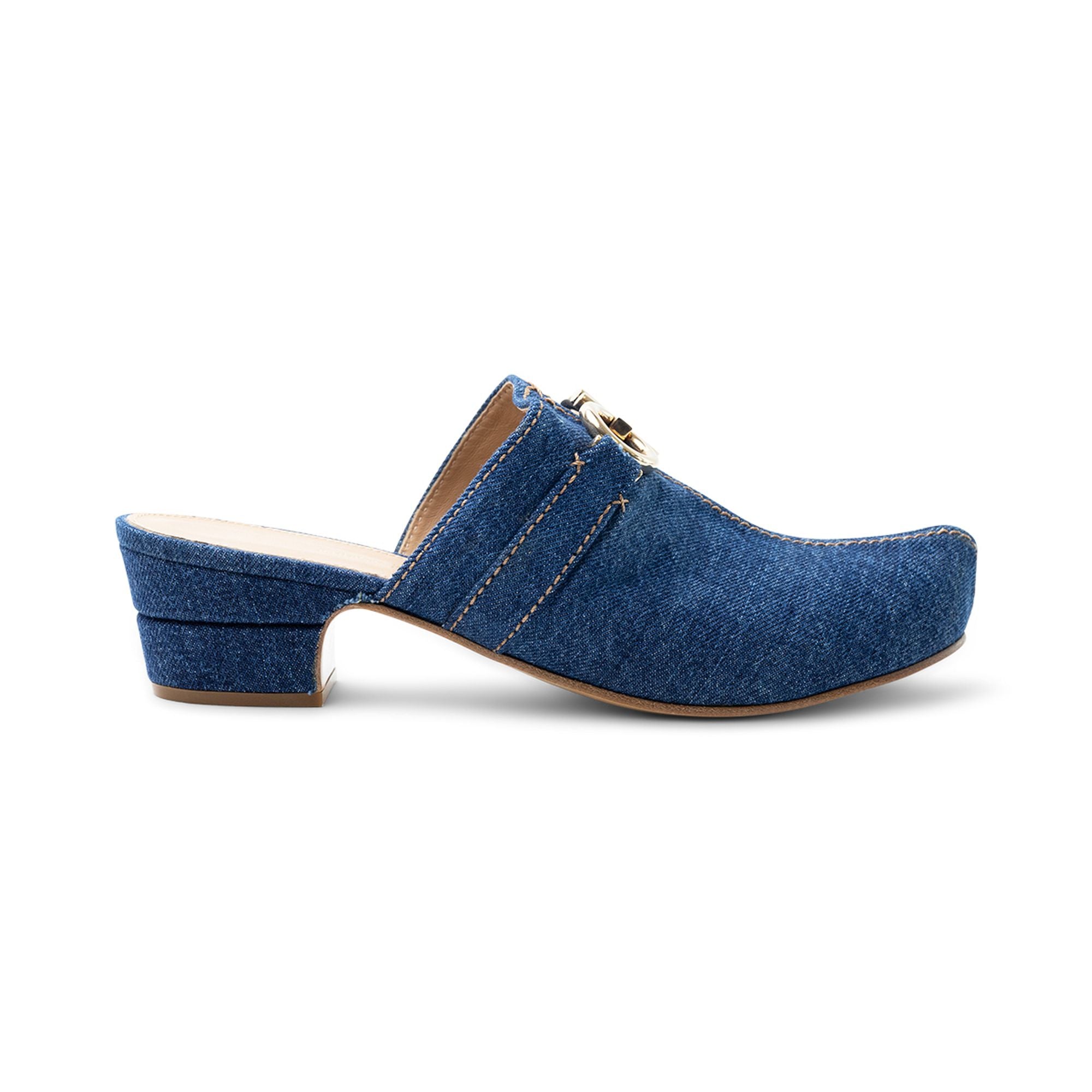 Ferragamo Clog Salvatore Ferragamo, синий