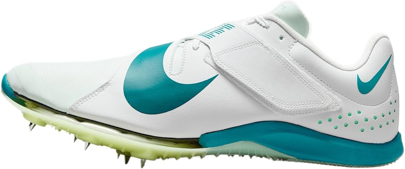 

Кроссовки Zoom Elite для прыжков в длину (унисекс, белый/черный, оранжевый с лазерным эффектом, ярко-розовый) от Nike, White/Bright Spruce-Barely Green