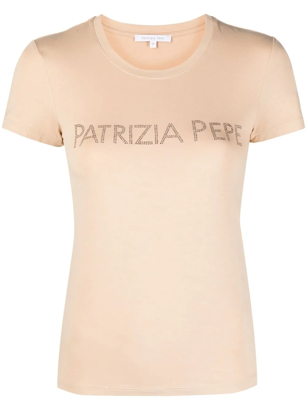 

Футболка со стразами Patrizia Pepe, нейтральный