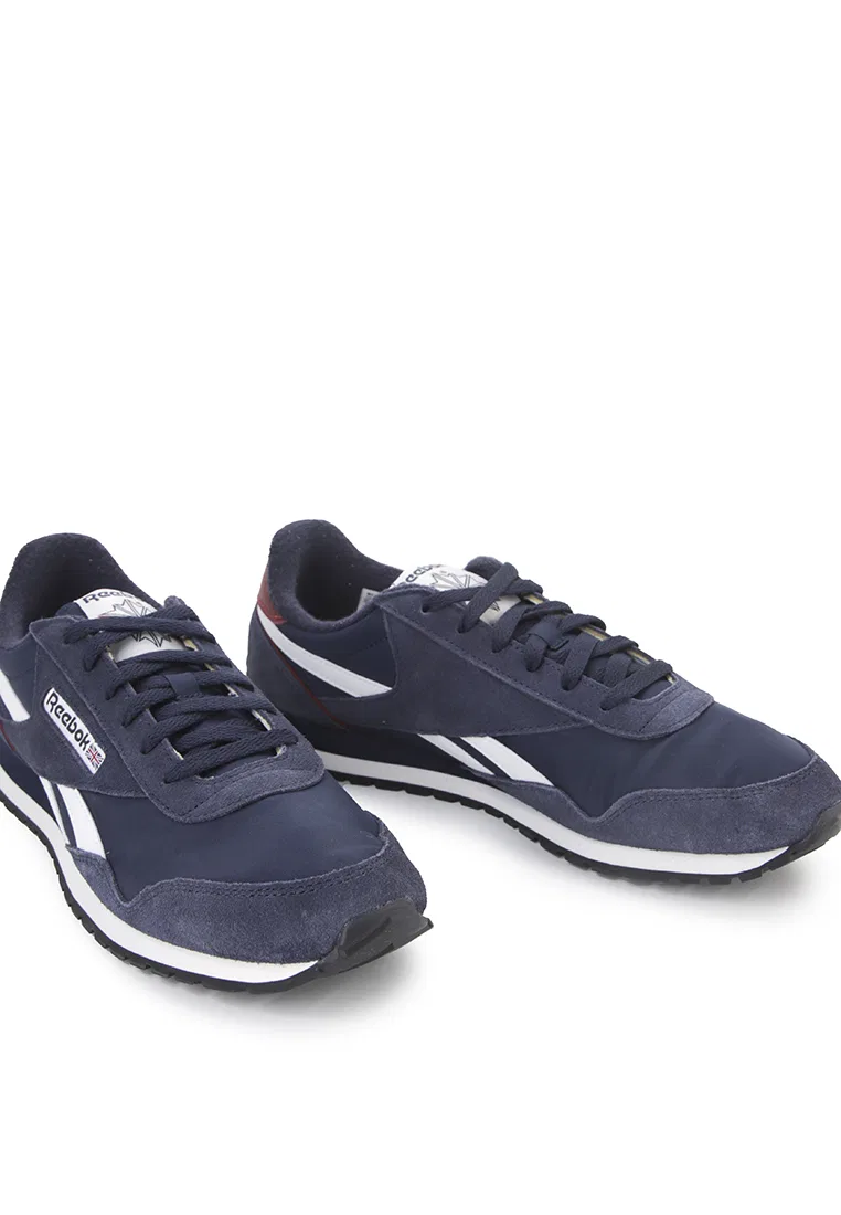 Кроссовки мужские спортивные, модель Classic Az Reebok, темно-синий/бордовый — фото 2