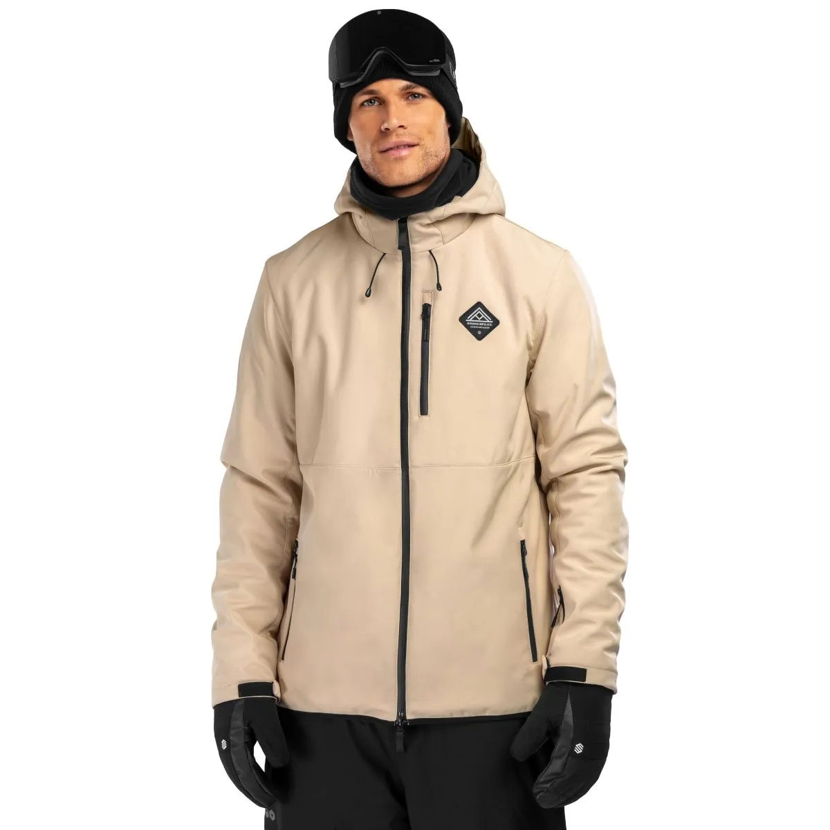 

Куртка для горнолыжного спорта и снега мужская W2 Cerro Siroko, коричневый