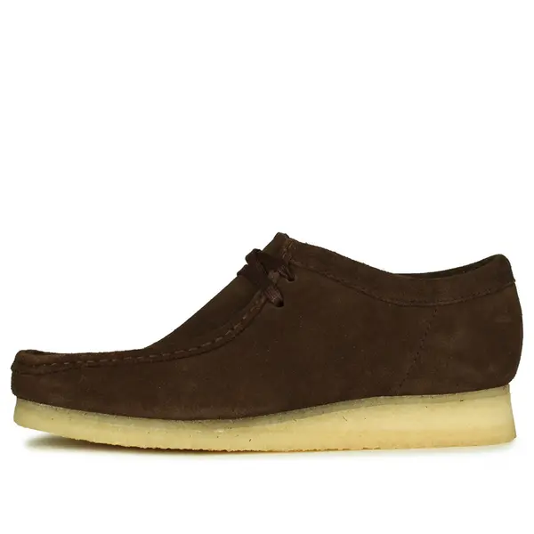 

Кроссовки wallabee 'dark brown suede' Clarks, коричневый