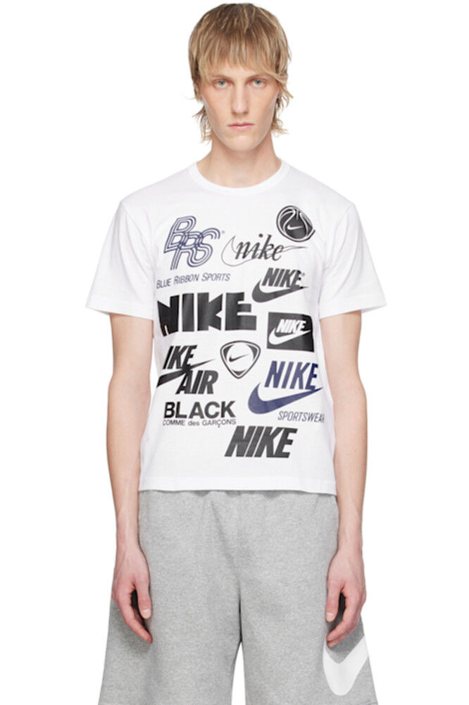 

Белая футболка Nike Edition Black Comme des Garçons