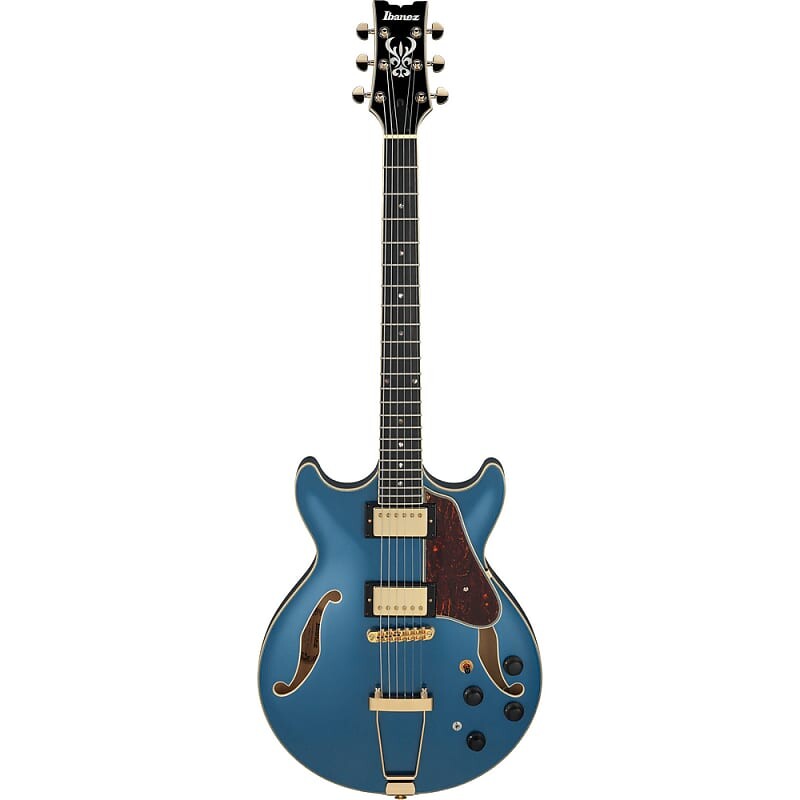 

Электрогитара Ibanez 2022 AMH90 Artcore Expressionist Hollowbody Electric Guitar - Prussian Blue Metallic