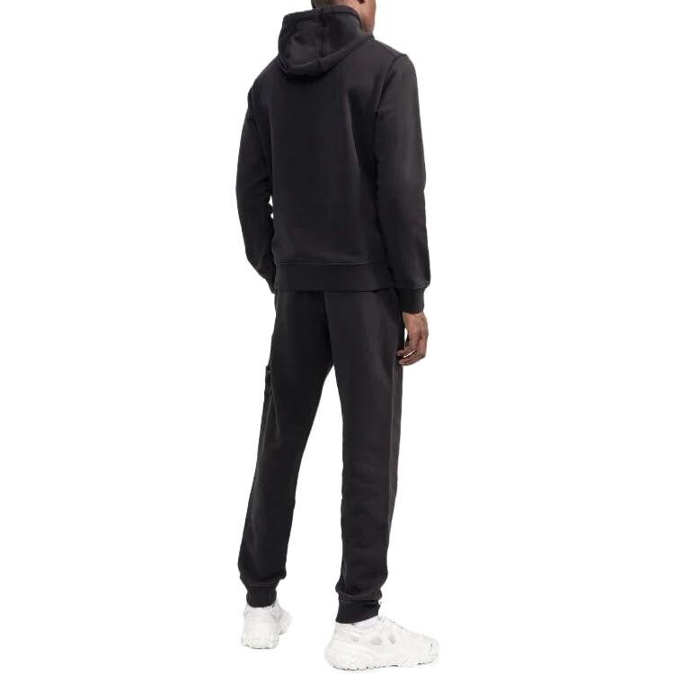 Штаны спортивные Stone Island Tapered Fleece мужские, черный — фото 3