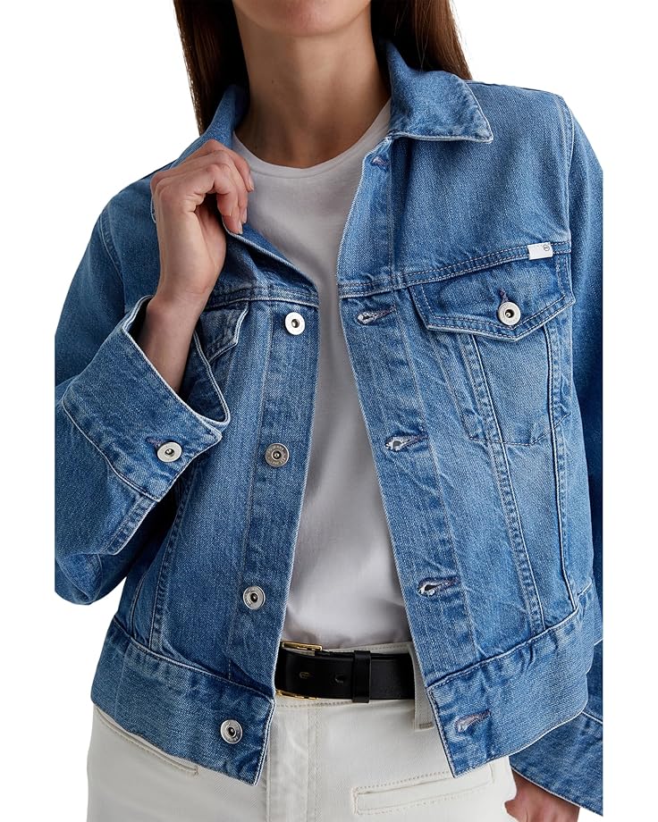 

Куртка AG Jeans Isa Cropped Trucker Jacket, цвет Flashback