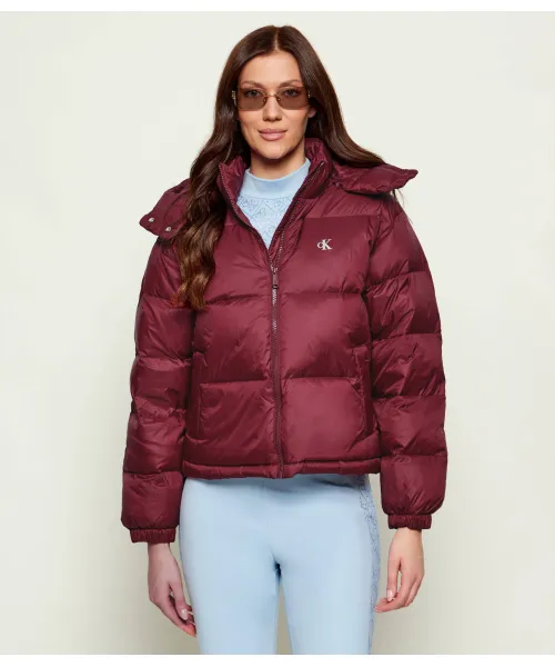 

Пуховик Regular fit Calvin Klein Jeans, красный