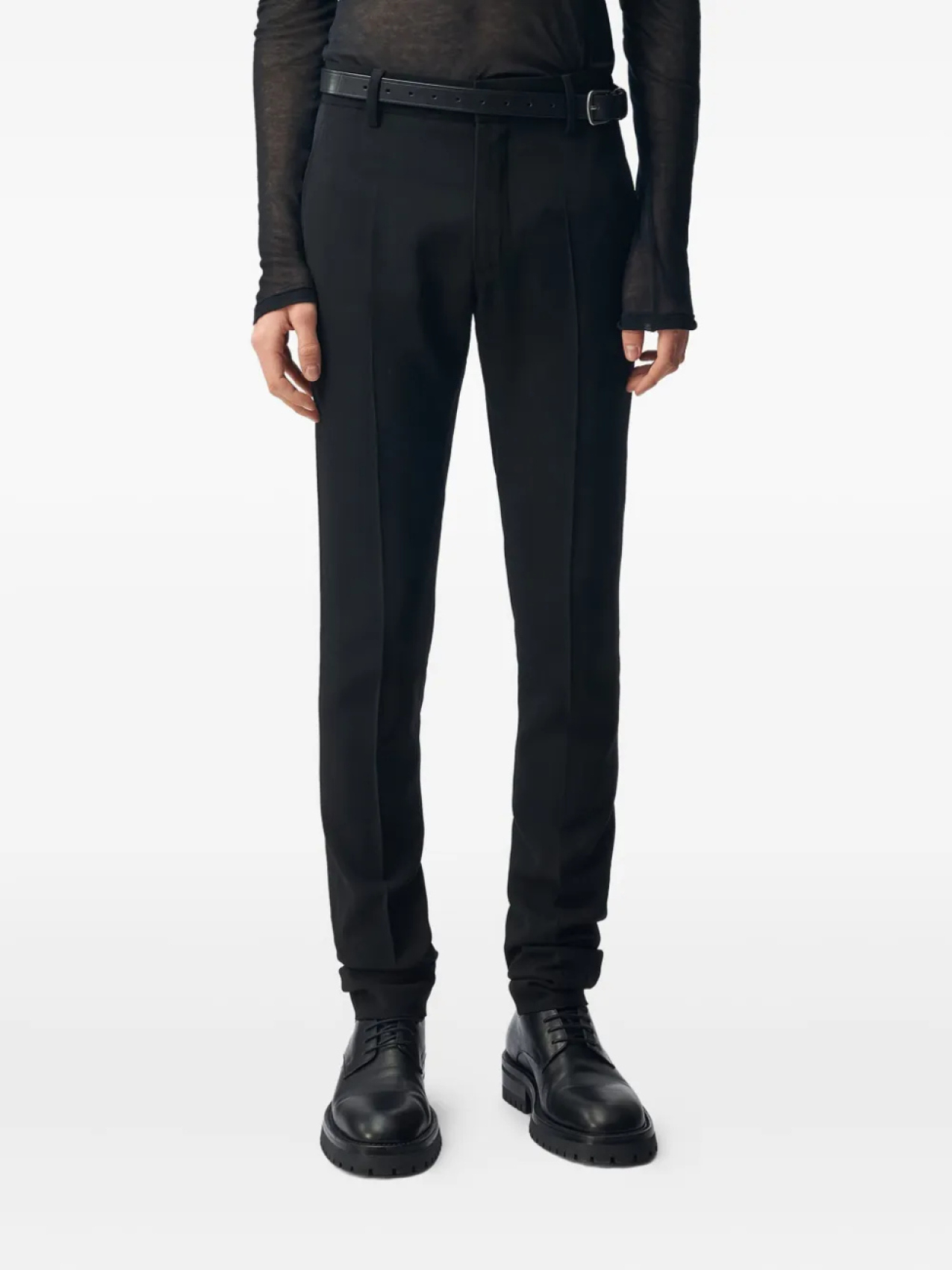 

Твиловые брюки Ann Demeulemeester Damien, черный