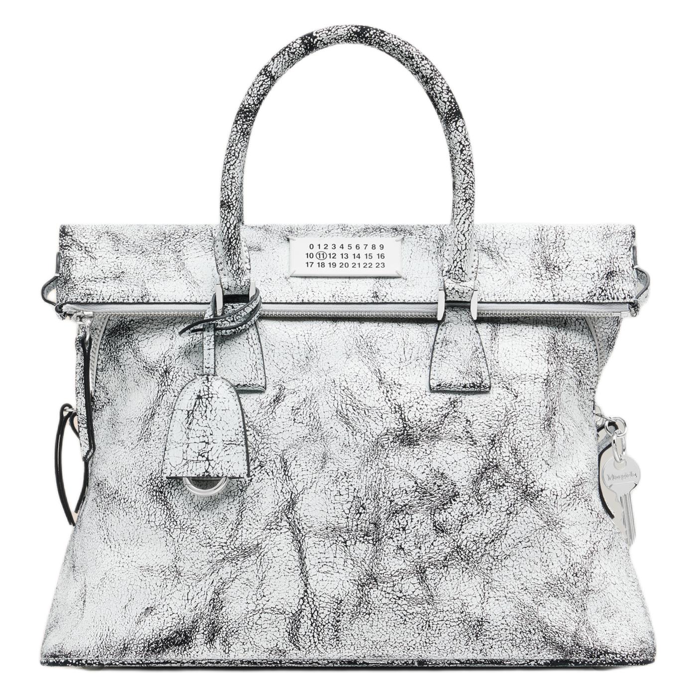 

Maison Margiela Кожаная сумка среднего размера женская коричневая