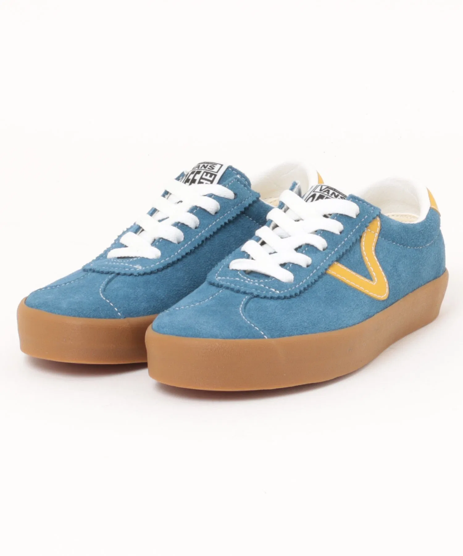 Мужские кроссовки VANS SPORT LOW из замши синие