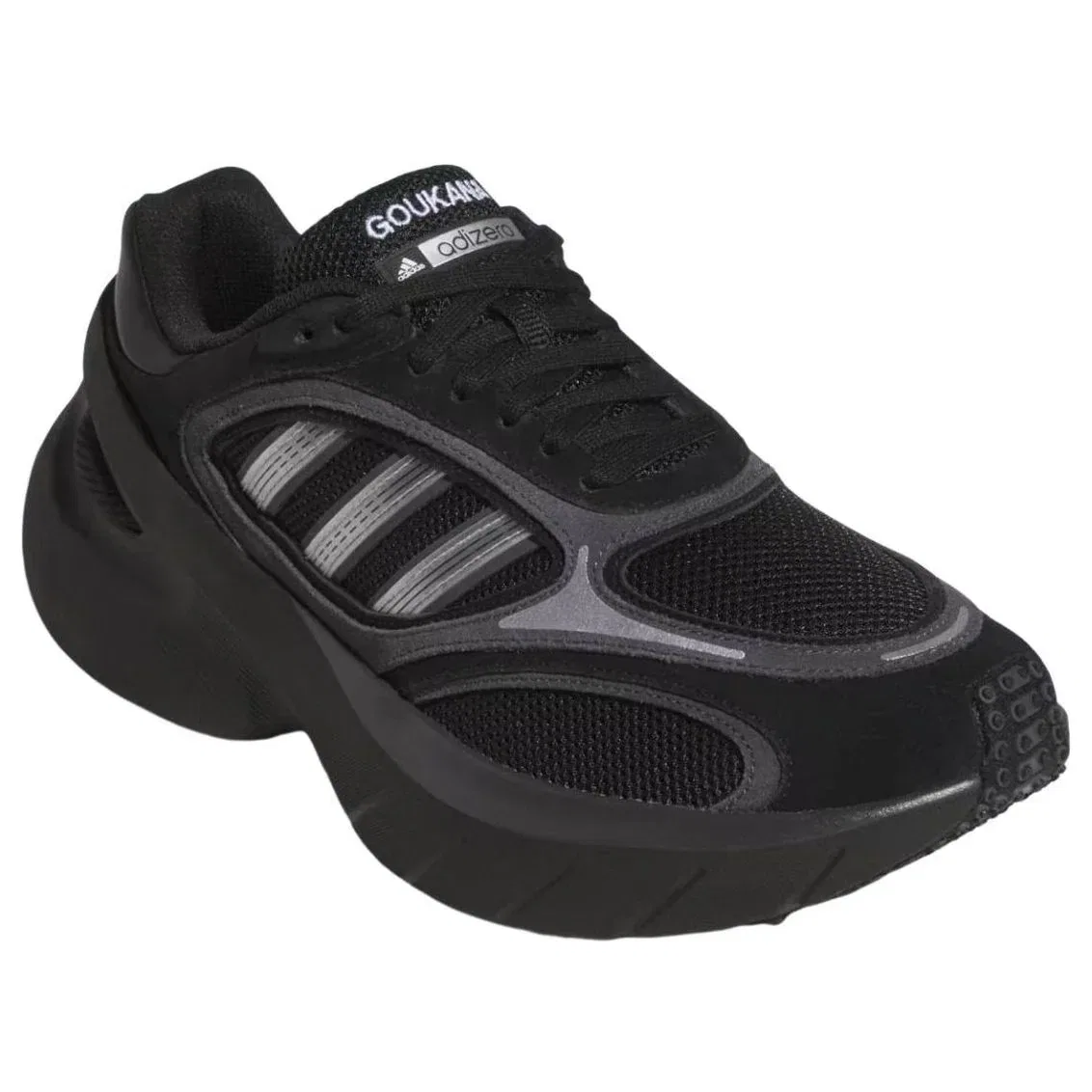 Кроссовки Adidas Adizero Goukana 'Utility Black White' JP7176, черный — фото 4
