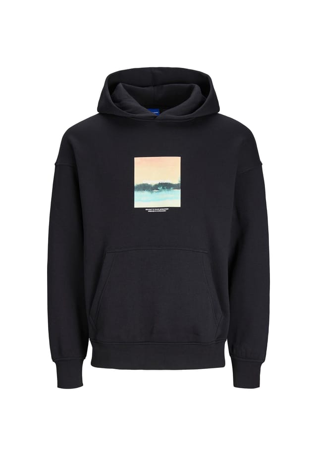 

Толстовка с капюшоном Jack & Jones, черный