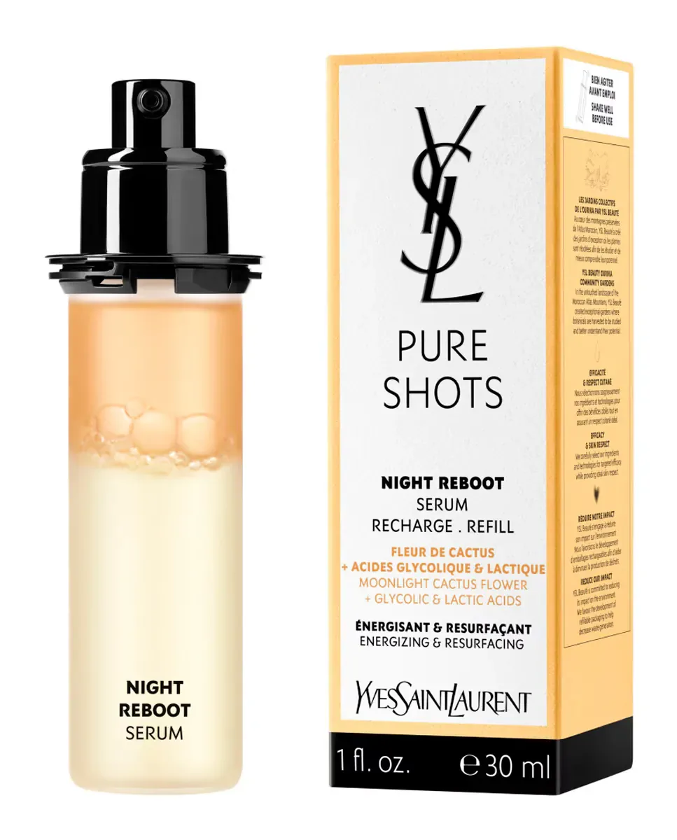 Сыворотка Yves Saint Laurent — Двухфазная Pure Shots Night Reboot, 50 мл — фото 2