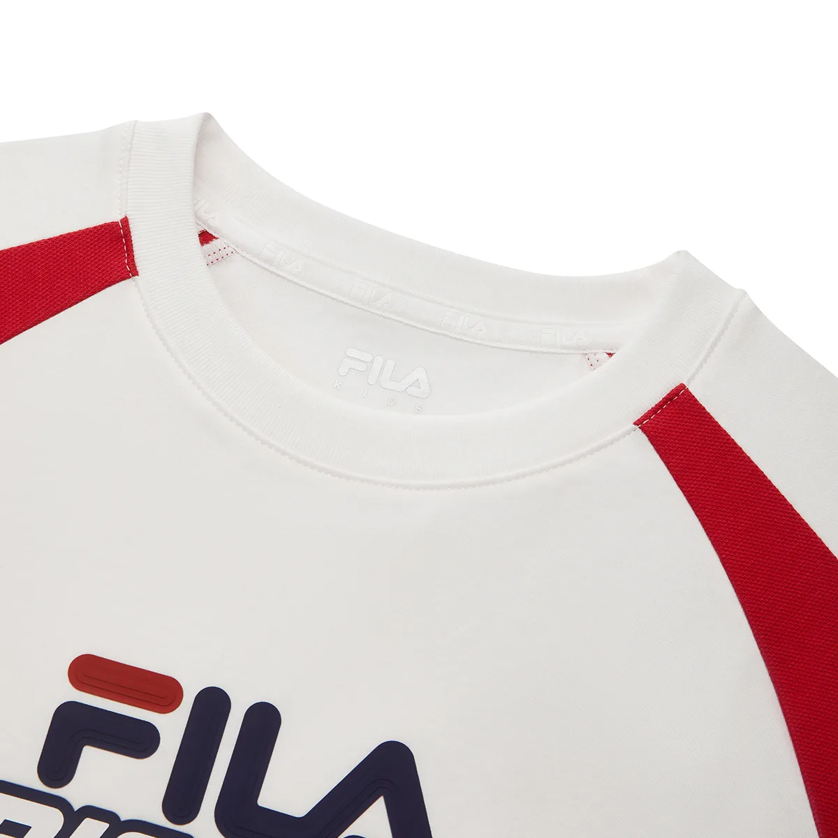 FILA KIDS Детская футболка с коротким рукавом Cloud White — фото 4