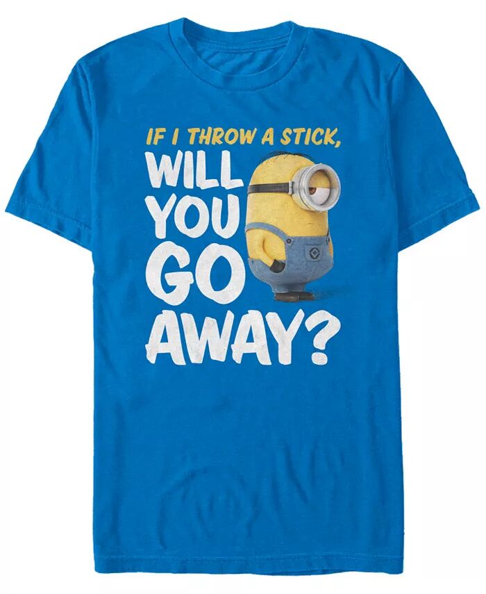 

Футболка с коротким рукавом Will You Go Away для мужчин Minions Fifth Sun, синий