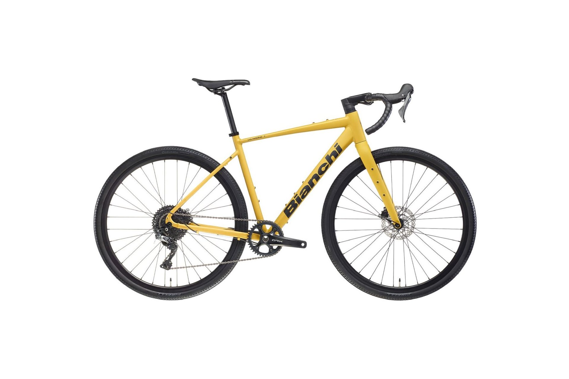 

Гравийный велосипед Bianchi Via nirone 7 disc - grx610 - 28 дюймов - diamant - 2026, gelb | ge / yellow ocher matt / black matt
