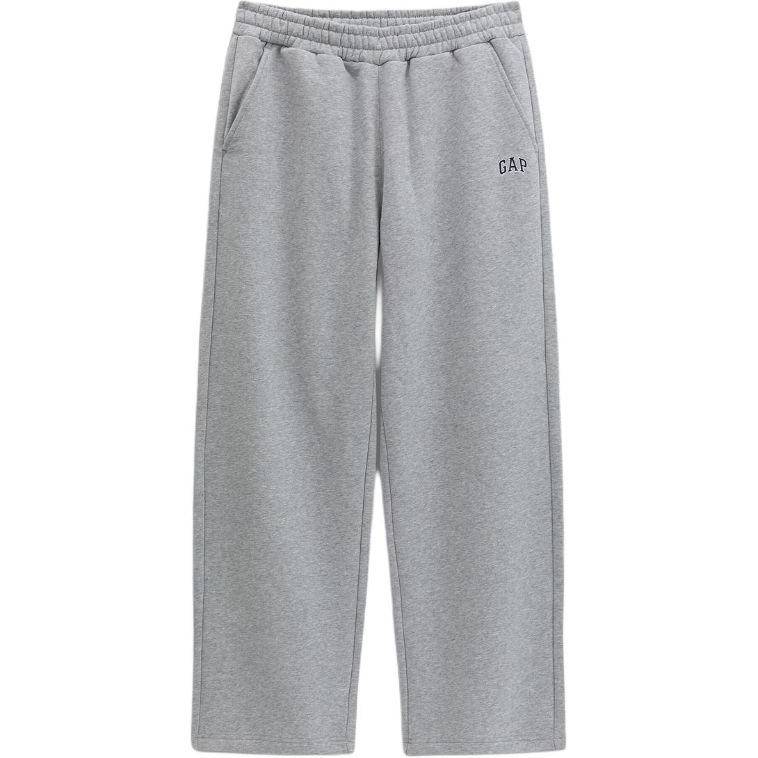 

Брюки прямого кроя из трикотажной ткани men's GAP, светло-серый