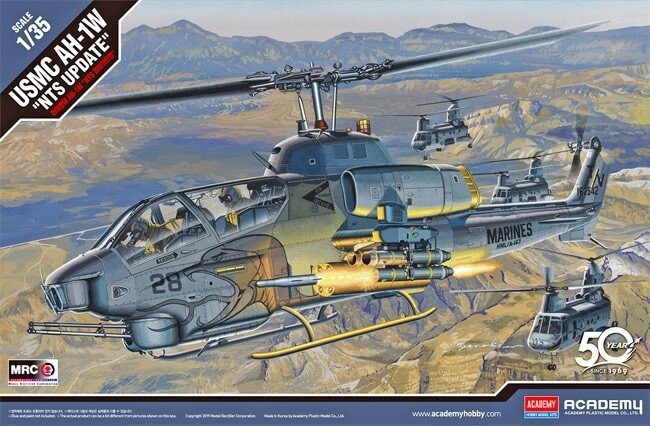 

Академия, Пластиковая модель самолета USMC AH-1W NTS UPDATE Academy