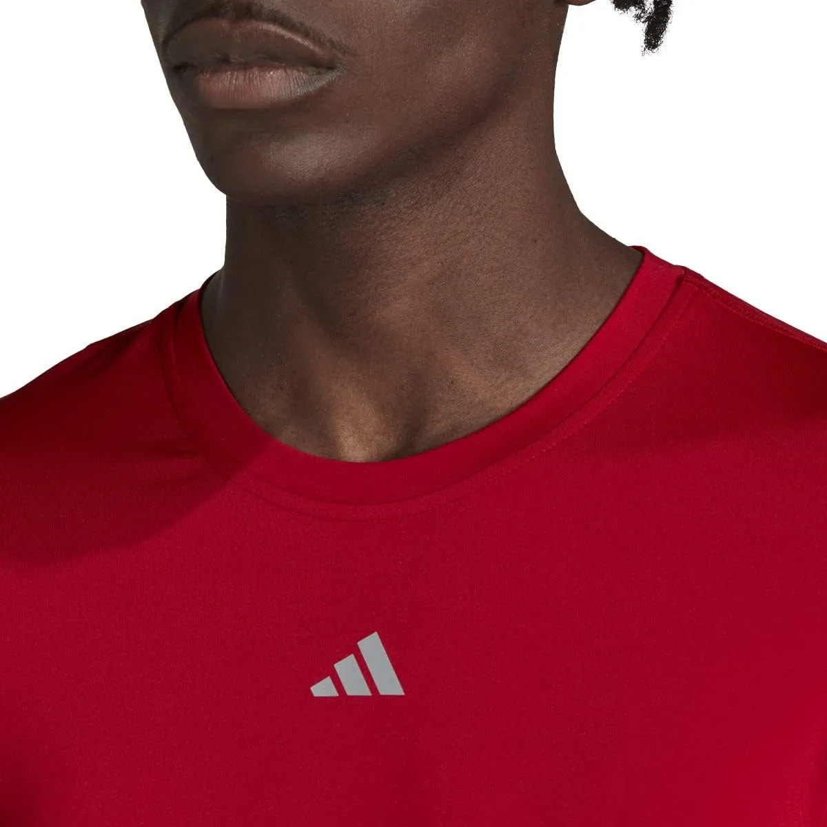 Футболка с длинным рукавом Adidas Techfit, красный — фото 3