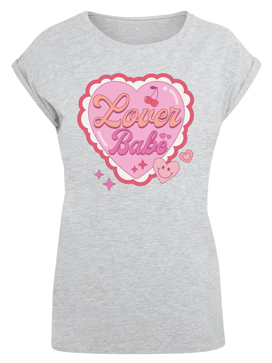 

Рубашка F4NT4STIC Lover Babe Valentinstag, пятнистый серый