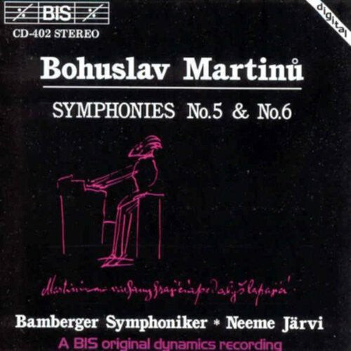 

CD диск Martinu / Jarvi / Bamberg So: Symphonies 5 & 6