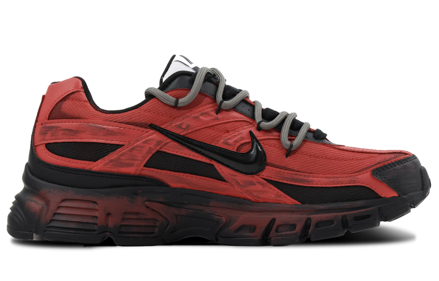 Инициатор амортизация, износостойкие низкие кроссовки для бега unisex Nike, темно-красный — фото 2