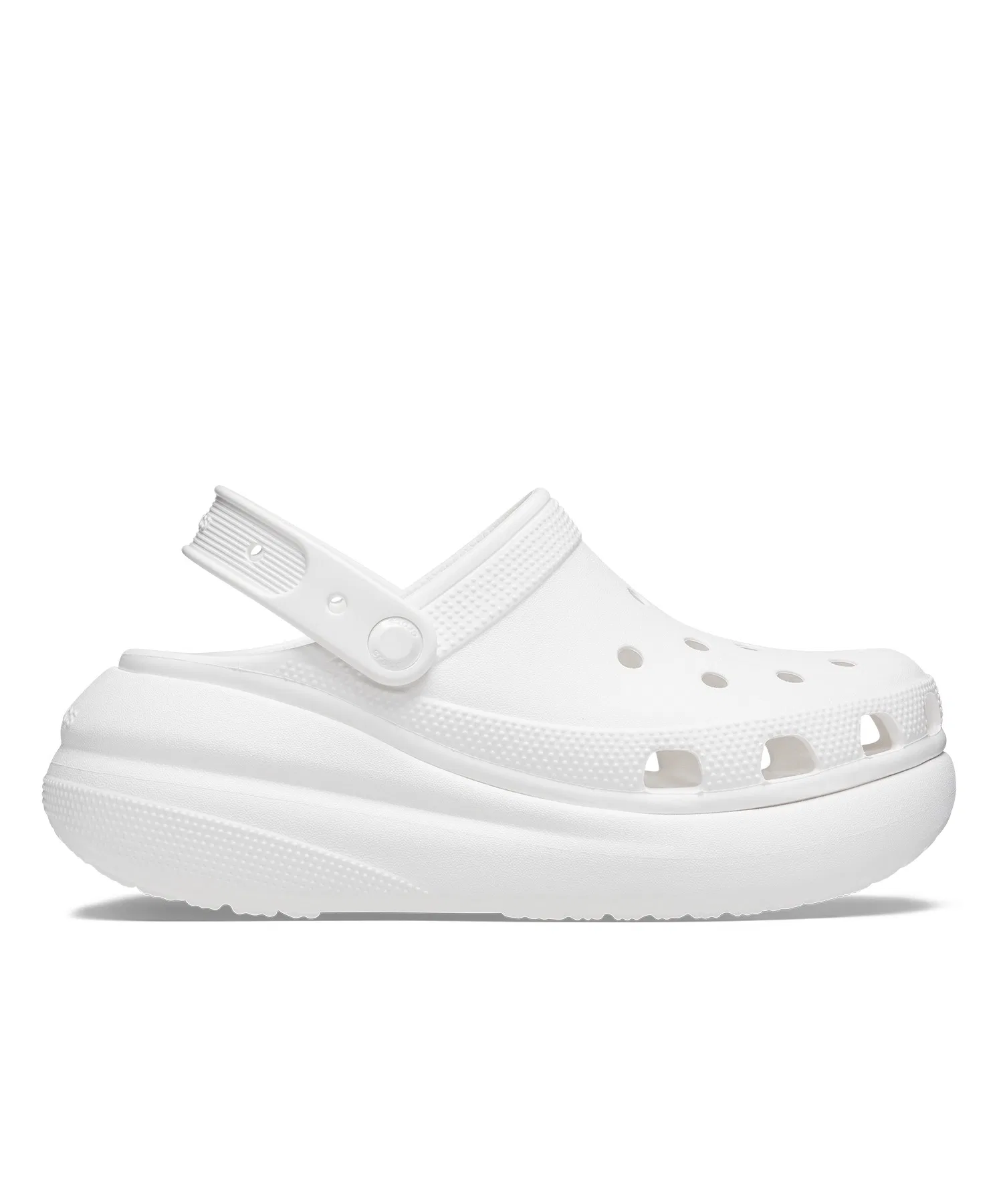 Унисекс сандалии на платформе Crocs Classic Crush Clog чёрные — фото 4