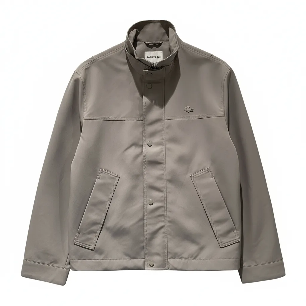 Куртка мужская с воротником стойкой LACOSTE, 031/черный — фото 3