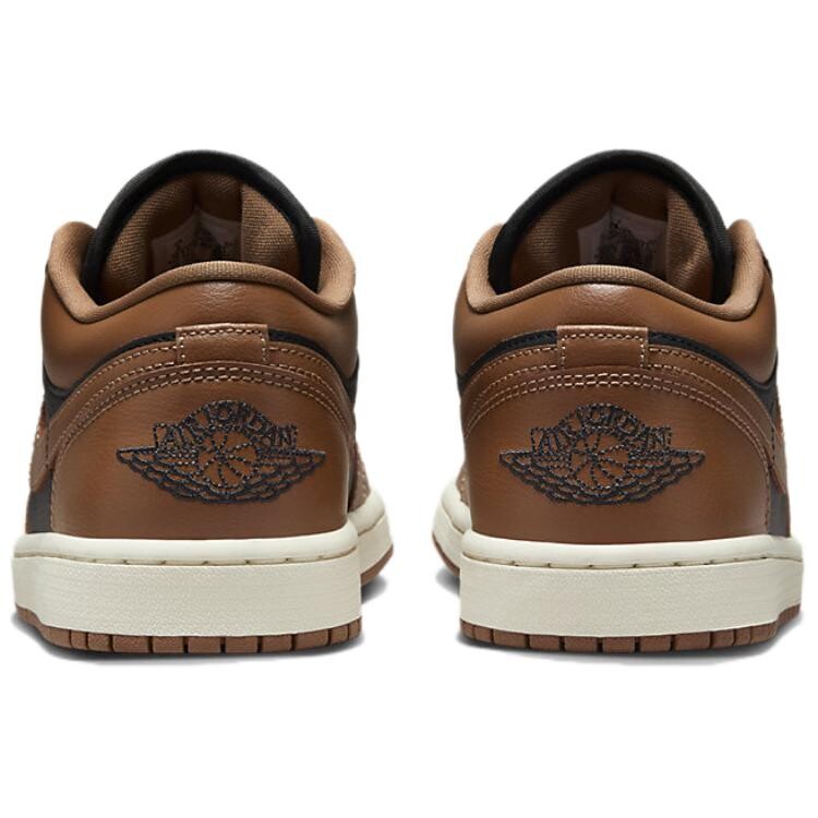 Кроссовки Air Jordan 1 Vintage Basketball Women's Low-top, коричневый — фото 4