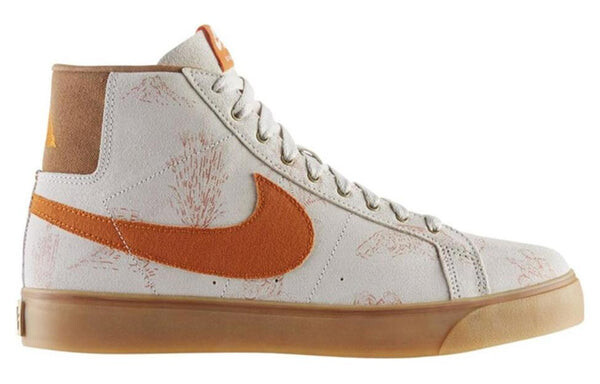 Кроссовки zoom blazer sb skateboard canvas tan Nike, мультиколор — фото 2