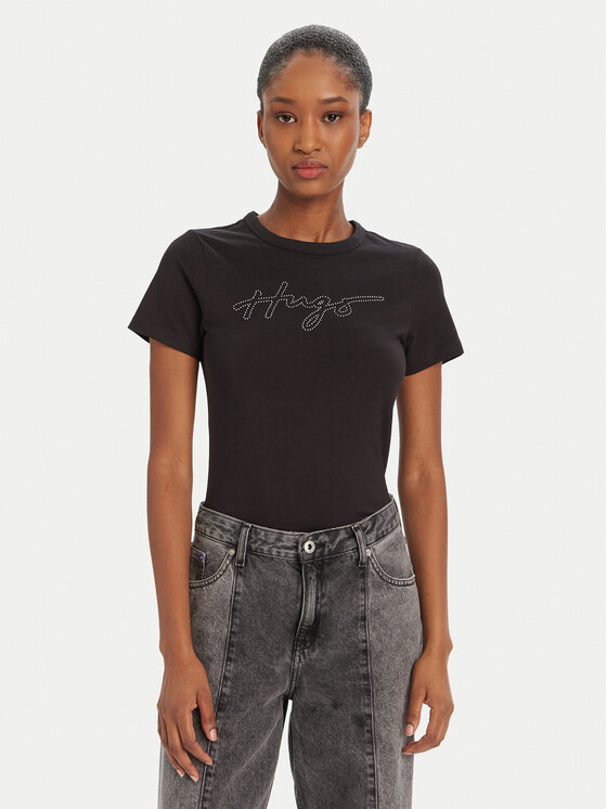 

Футболка regular fit Deloris 50532137 Hugo, чёрный