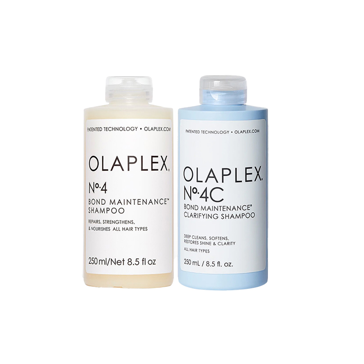Набор из двух шампуней для восстановления и очищения Purifying Oil Repairing Shampoo No 4 Repair Shampoo 250мл + 4C Shampoo 250мл OLAPLEX, no. 4 repair shampoo 250ml + 4c shampoo 250ml — фото 2
