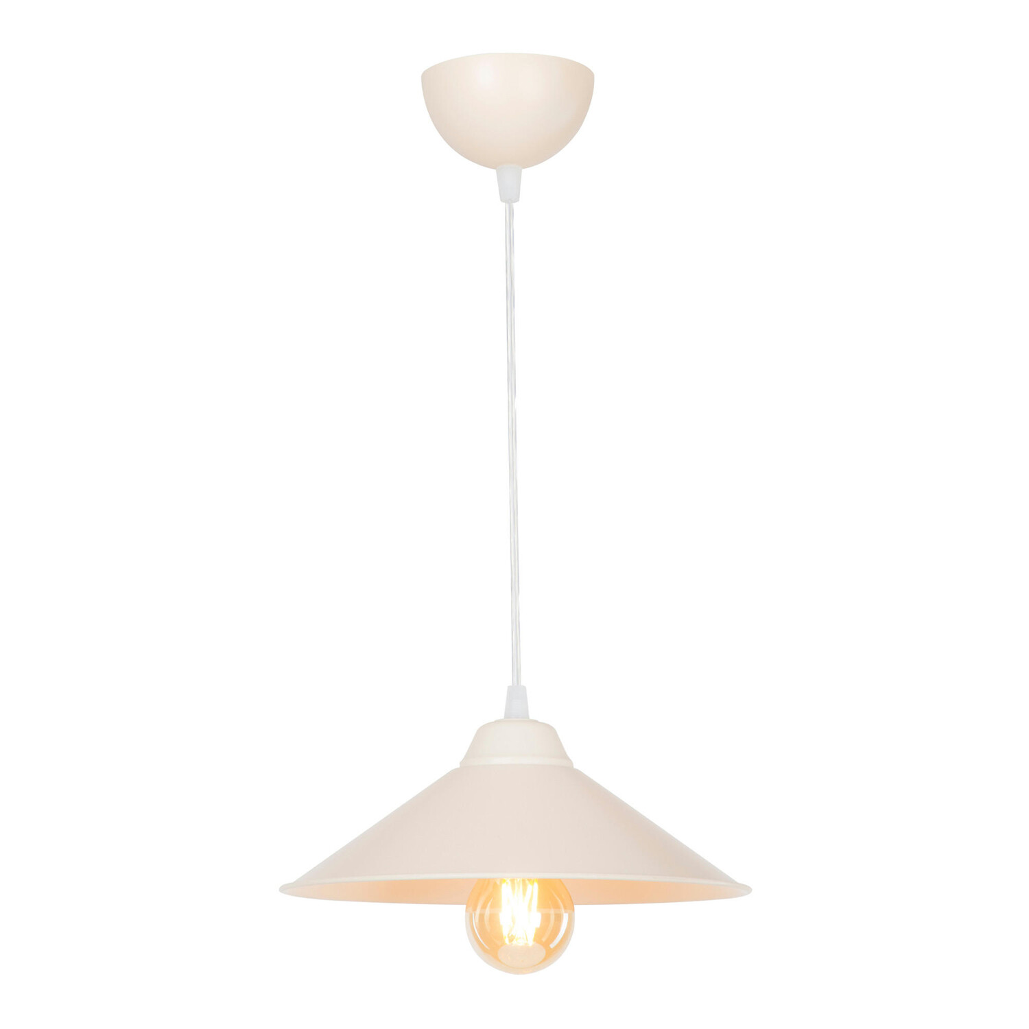 

Подвесной светильник lux.pro, 26x26x48 см, крем
