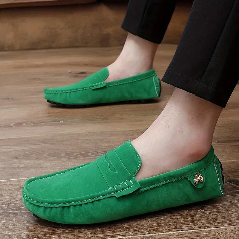 Мокасины мужские Penny Loafer Shoes, Green Hhhchpm — фото 3