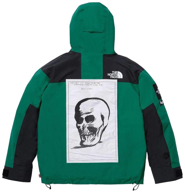 Куртка Supreme x The North Face Mountain Jacket 'Green', зеленый — фото 2
