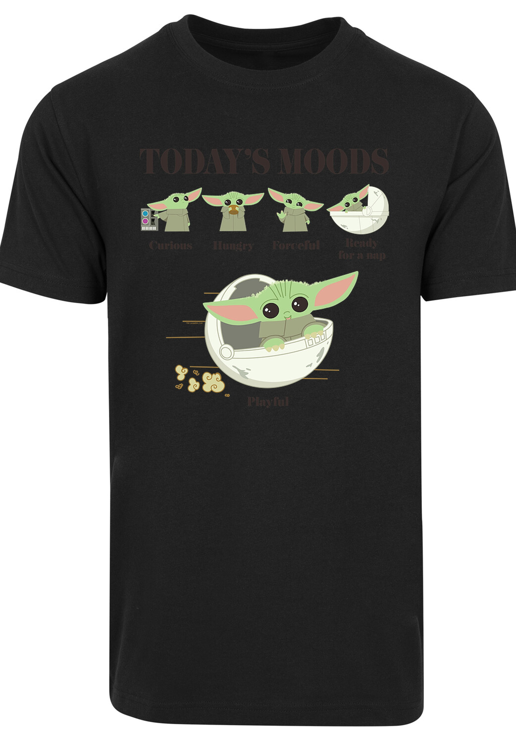 

Футболка F4NT4STIC Star Wars Mandalorian Child Moods, черный
