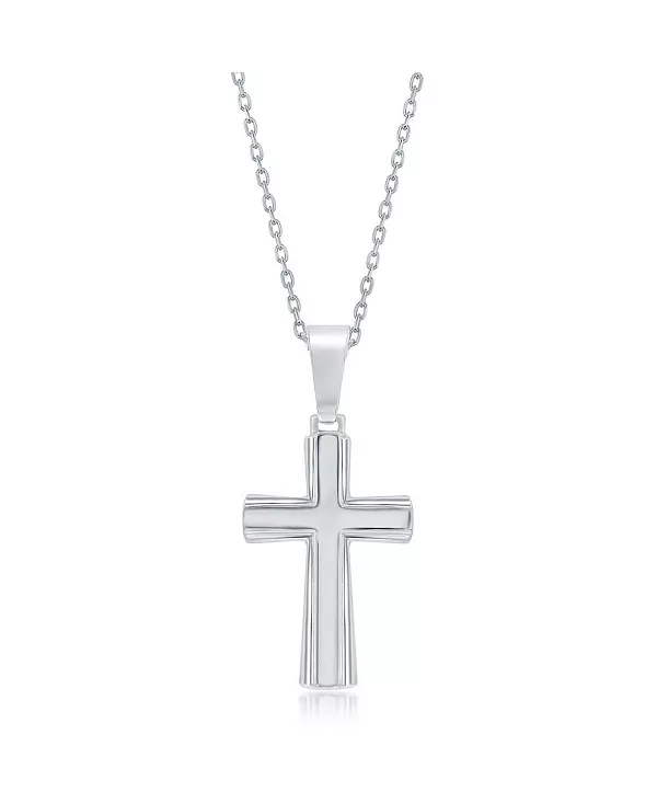 

Ожерелье с крестом из стерлингового серебра Simona, silver