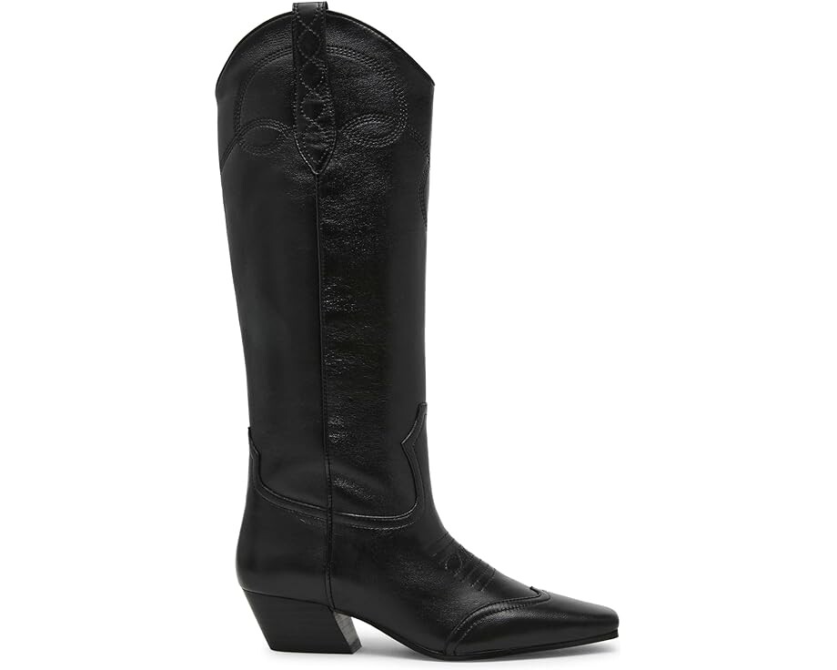 Сапоги женские Steve Madden Dollie на каблуке, черный