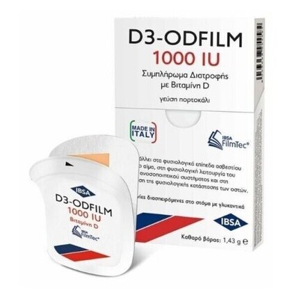 

Ibsa D3-Odfilm 1000 МЕ витамина D3 апельсин