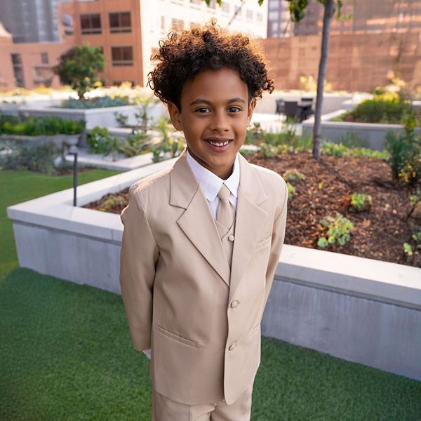 Костюм для мальчиков 5-7 лет Leo 5-piece Suit The Boyz, Sand — фото 4