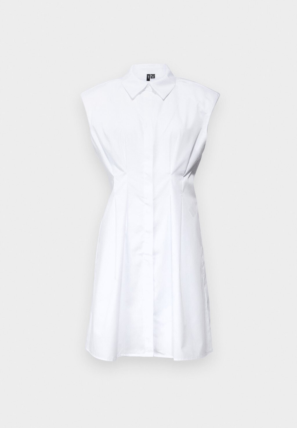 

Платье-блузка VMJOY PLEAT SHORT SHIRT DRESS Vero Moda, белый