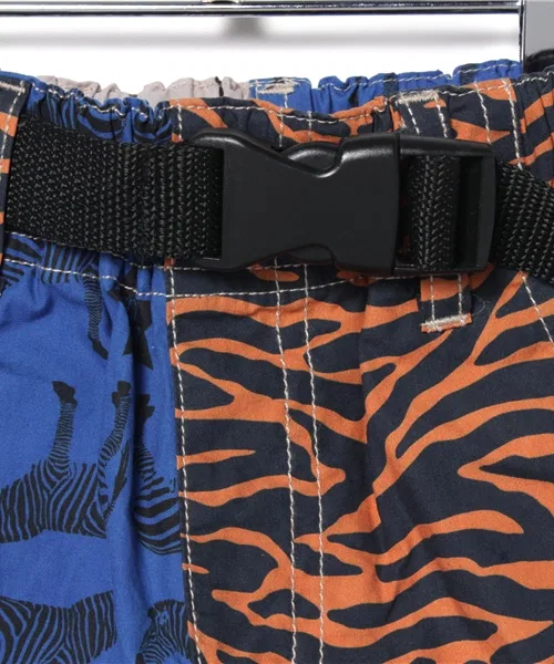 Детские шорты с принтом Zebra RUGGEDWORKS голубые — фото 3