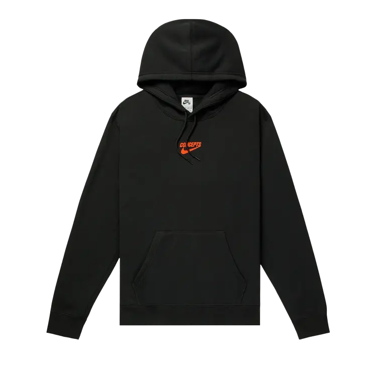 

Худи Nike SB x Concepts Fleece 'Black/Orange', черный