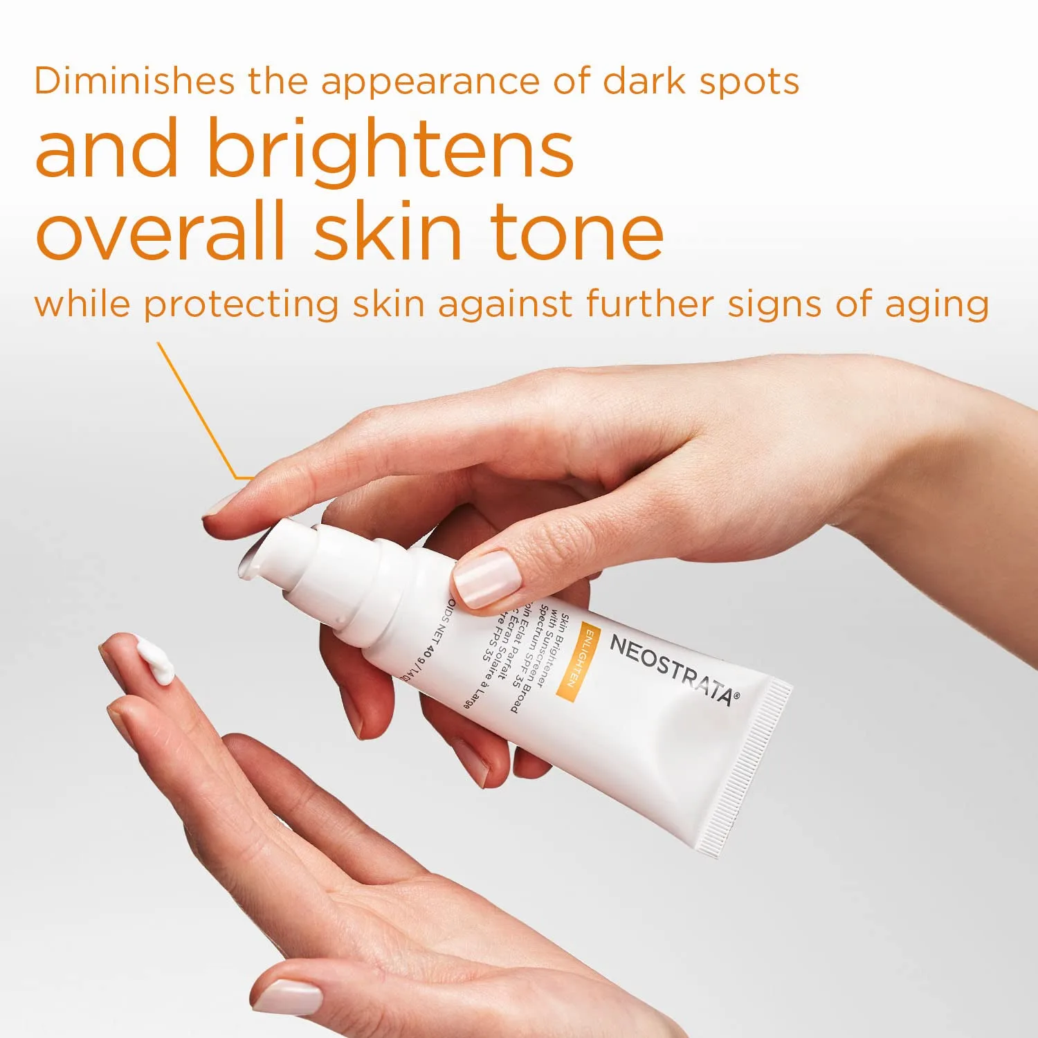 Солнцезащитный крем для лица NEOSTRATA Skin Brightener с широким спектром защиты SPF 35, неоглюкозамином, витамином Е и экстрактом винограда. Некомедогенный, 42 мл. — фото 3