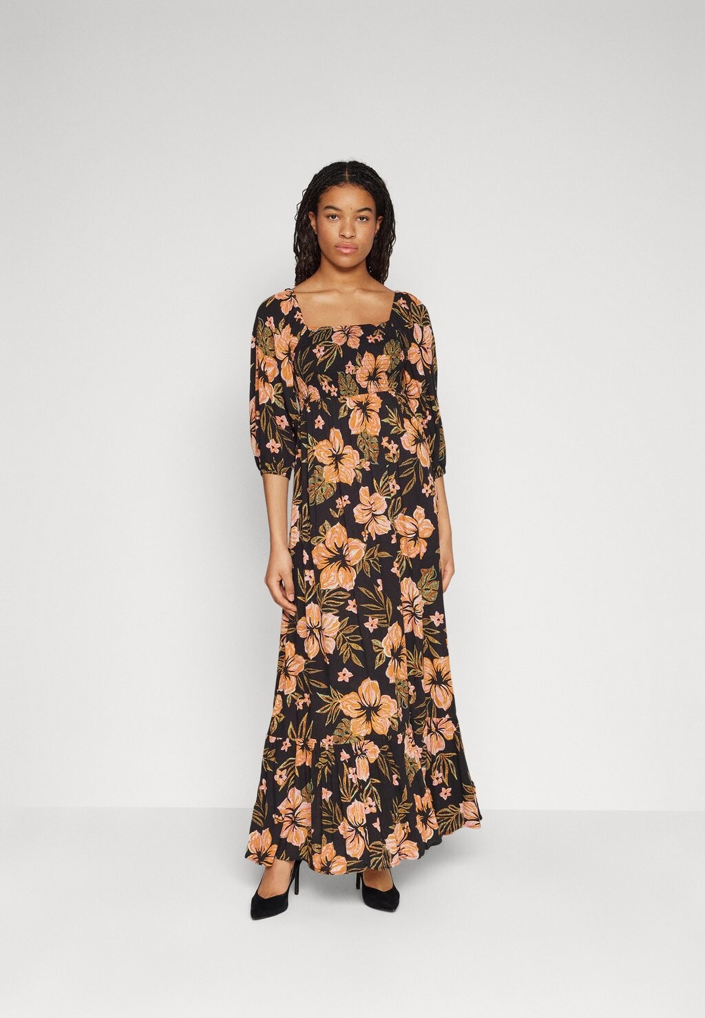 

Платье макси FULL BLOOM Billabong, цвет black sands
