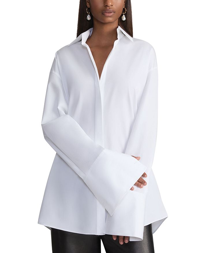 

Портретная рубашка Lafayette 148 New York, белый