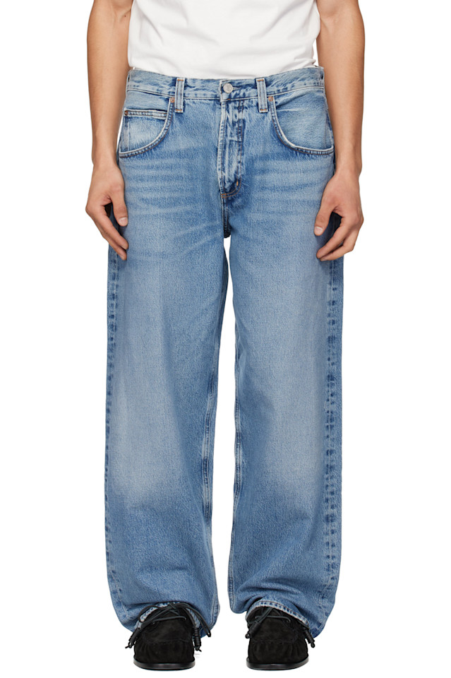 

Agolde Синие джинсы в стиле фьюжн