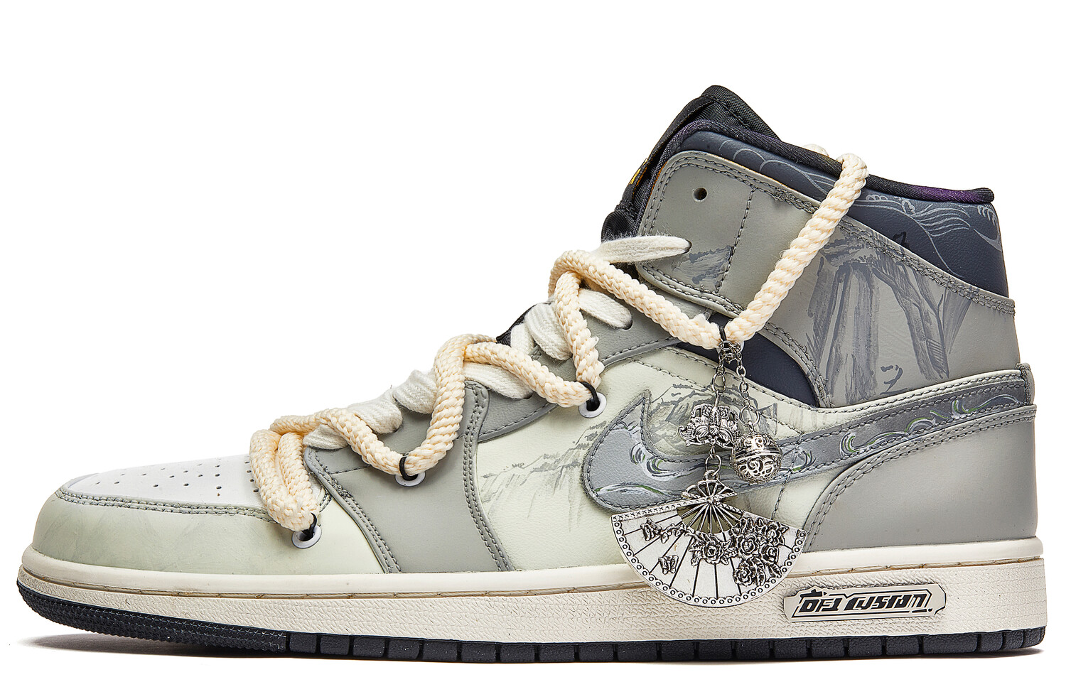 

Jordan Air Jordan 1 винтажные баскетбольные кроссовки мужские, Light Gray