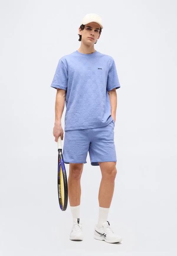 Короткие спортивные шорты для участников Boss, Light Pastel Blue — фото 2