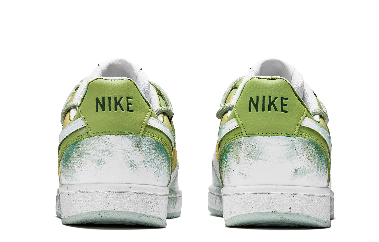 

Кроссовки Nike Court Vision 1 Skateboarding Shoes Men Low-top Green/White, зеленый